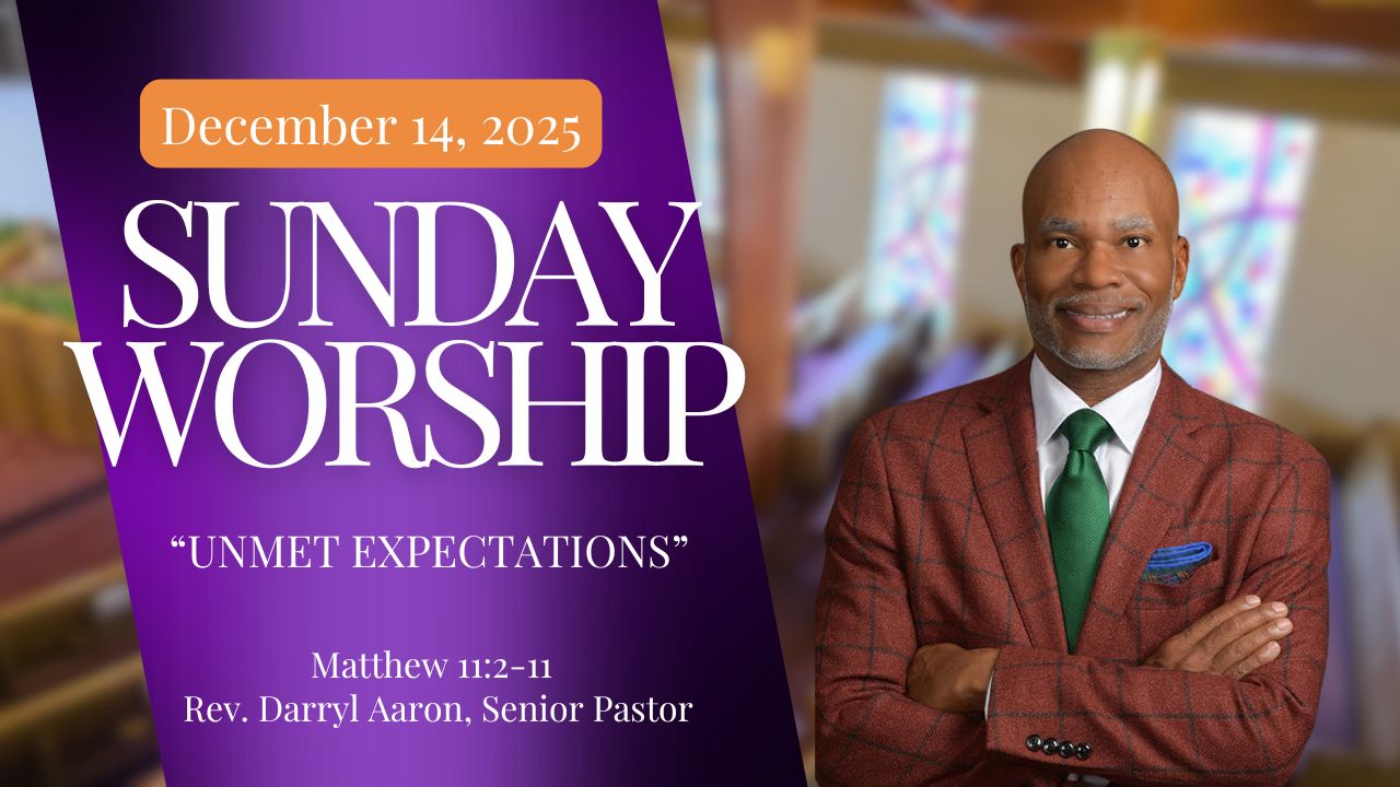 Rev Aaron and title of sermon